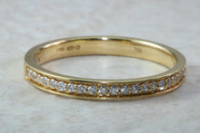 Load image into Gallery viewer, Traditional Diamond Eternity Ring. Traditional Set Band. 18ct Yellow Gold Diamond Wedding Band. Diamonds. Eternity,Wedding or Dress Ring.