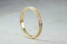 Load image into Gallery viewer, Traditional Diamond Eternity Ring. Traditional Set Band. 18ct Yellow Gold Diamond Wedding Band. Diamonds. Eternity,Wedding or Dress Ring.
