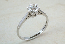 Load image into Gallery viewer, Elegant Natural Round Cut Diamond Solitaire in 18ct White Gold.Round Cut Diamond Engagement,Promise,Dress Ring. 0.50ct. Half Carat Solitaire