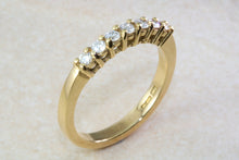 Load image into Gallery viewer, Traditional Diamond Eternity Ring. 18ct Yellow Gold Diamond Wedding Band. Diamond Set Band. Real Diamonds. Eternity,Wedding or Dress Ring.