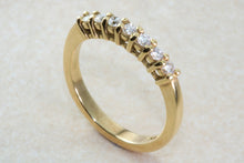 Load image into Gallery viewer, Traditional Diamond Eternity Ring. 18ct Yellow Gold Diamond Wedding Band. Diamond Set Band. Real Diamonds. Eternity,Wedding or Dress Ring.