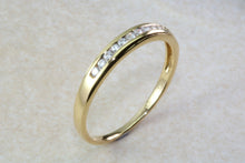Load image into Gallery viewer, Traditional Diamond Eternity Ring. Traditional Chanel Set Band. 18ct Gold Diamond Wedding Band. Diamonds. Eternity,Wedding or Dress Ring.