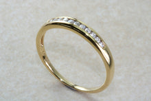 Load image into Gallery viewer, Traditional Diamond Eternity Ring. Traditional Chanel Set Band. 18ct Gold Diamond Wedding Band. Diamonds. Eternity,Wedding or Dress Ring.