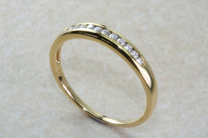 Traditional Diamond Eternity Ring. Traditional Chanel Set Band. 18ct Gold Diamond Wedding Band. Diamonds. Eternity,Wedding or Dress Ring.