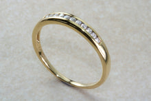Load image into Gallery viewer, Traditional Diamond Eternity Ring. Traditional Chanel Set Band. 18ct Gold Diamond Wedding Band. Diamonds. Eternity,Wedding or Dress Ring.