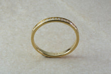 Load image into Gallery viewer, Traditional Diamond Eternity Ring. Traditional Set Band. 18ct Yellow Gold Diamond Wedding Band. Diamonds. Eternity,Wedding or Dress Ring.