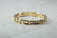 Load image into Gallery viewer, Traditional Diamond Eternity Ring. Traditional Set Band. 18ct Yellow Gold Diamond Wedding Band. Diamonds. Eternity,Wedding or Dress Ring.