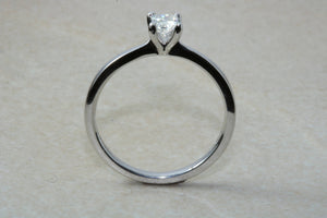 Princess cut Diamond Solitaire