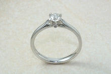 Load image into Gallery viewer, Platinum Natural Diamond Solitaire,Real 0.32ct Round Brilliant Cut Diamond,Grade F colour VS1 Clarity. Platinum Engagement Ring,Promise Ring