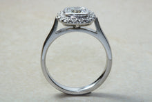 Load image into Gallery viewer, Platinum Natural Diamond Engagement ring,GIA Cert middle Diamond 0.51ct D VS2 grade, outer Diamonds 0.32ct. Square Cushion cut Centre Diamd