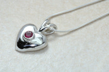 Load image into Gallery viewer, Love Heart Ruby set Necklace