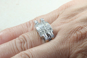 Natural Diamond set ladies Cocktail ring. natural diamonds and 18ct gold. Dress, cocktail, anniversary,statement ring. Perfect Gift idea