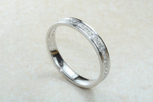Load image into Gallery viewer, Traditional dainty and simple Diamond set eternity ring, perfect as wedding,dress,anniversary,stacker ring, Ideal gift for any occasion