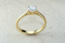 Load image into Gallery viewer, Stunning Charles and Colvard 1 to 3 carat Mossainte solitaire, top Forever One grade Lab created Diamond, top colout D,E,F with top clarity