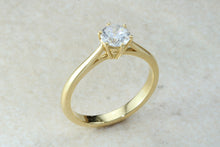 Load image into Gallery viewer, Stunning Charles and Colvard 1 to 3 carat Mossainte solitaire, top Forever One grade Lab created Diamond, top colout D,E,F with top clarity
