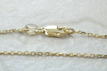 Load image into Gallery viewer, Simple and Elegant Diamond Solitaire set Two Tone Gold Necklace