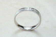 Load image into Gallery viewer, Traditional dainty and simple Diamond set eternity ring, perfect as wedding,dress,anniversary,stacker ring, Ideal gift for any occasion