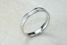 Load image into Gallery viewer, Traditional dainty and simple Diamond set eternity ring, perfect as wedding,dress,anniversary,stacker ring, Ideal gift for any occasion