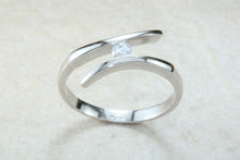 Load image into Gallery viewer, Lovely twist shank Diamond set ring. absolutely perfect present for all occasions. birthday's, anniversaries, graduation etc