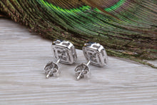 Load image into Gallery viewer, Very Dressy Diamond Cluster set 18ct White Gold Stud Earrings
