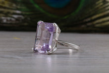 Load image into Gallery viewer, Large 10ct Pink Amethyst Ring