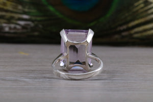 Large 10ct Pink Amethyst Ring