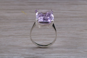 Large 10ct Pink Amethyst Ring