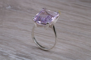 Large 10ct Pink Amethyst Ring