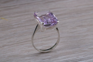 Large 10ct Pink Amethyst Ring
