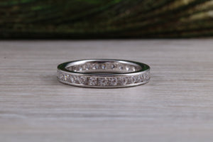 One and Half carat Full circle Round cut Diamond set Ring