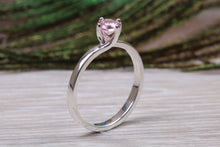Load image into Gallery viewer, Pink Sapphire C Z set Silver Ring