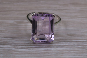 Large 10ct Pink Amethyst Ring
