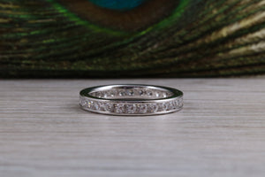 One and Half carat Full circle Round cut Diamond set Ring