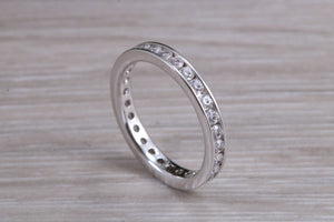 One and Half carat Full circle Round cut Diamond set Ring