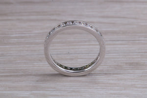 One and Half carat Full circle Round cut Diamond set Ring