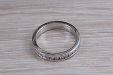 Load image into Gallery viewer, Half carat Round cut Diamonds Chanel set Ring, Available in your Choice of Precious Metals