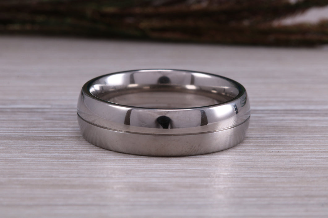 Titanium patterned finish band, light weight and very durable, choice of widths , perfect as wedding band or fashion ring