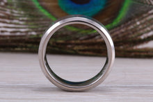 Load image into Gallery viewer, Titanium patterned finish band, light weight and very durable, choice of widths , perfect as wedding band or fashion ring