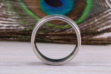 Load image into Gallery viewer, Titanium patterned finish band, light weight and very durable, choice of widths , perfect as wedding band or fashion ring