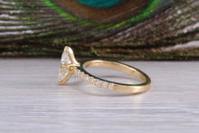 Load image into Gallery viewer, Marquise cut Diamond set 18ct Yellow Gold Engagement Ring