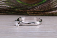Load image into Gallery viewer, Simple and Dainty Diamond set White Gold Solitaire