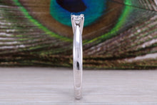 Load image into Gallery viewer, Simple and Dainty Diamond set White Gold Solitaire