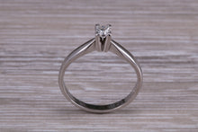 Load image into Gallery viewer, Simple and Dainty Diamond set White Gold Solitaire