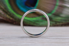 Load image into Gallery viewer, Traditional 3 mm Wide D Profile Platinum Wedding Band