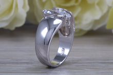 Load image into Gallery viewer, Sterling silver Marquise set dress ring, very unique design