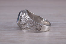 Load image into Gallery viewer, Silver Ring set with Natural Mystic Topaz. November birthstone,Sagittarius Zodiac Gemstone.Perfect birthday or Anniversary Gift.