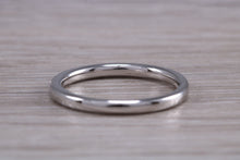 Load image into Gallery viewer, Half Circle Diamond set Platinum Band