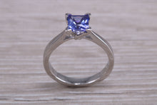 Load image into Gallery viewer, 1.25 ct Natural AAA grade Tanzanite Platinum Solitaire