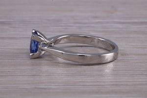 1.25 ct Natural AAA grade Tanzanite Platinum Solitaire