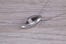 Load image into Gallery viewer, Diamond set 18ct White Gold Solitaire Necklace